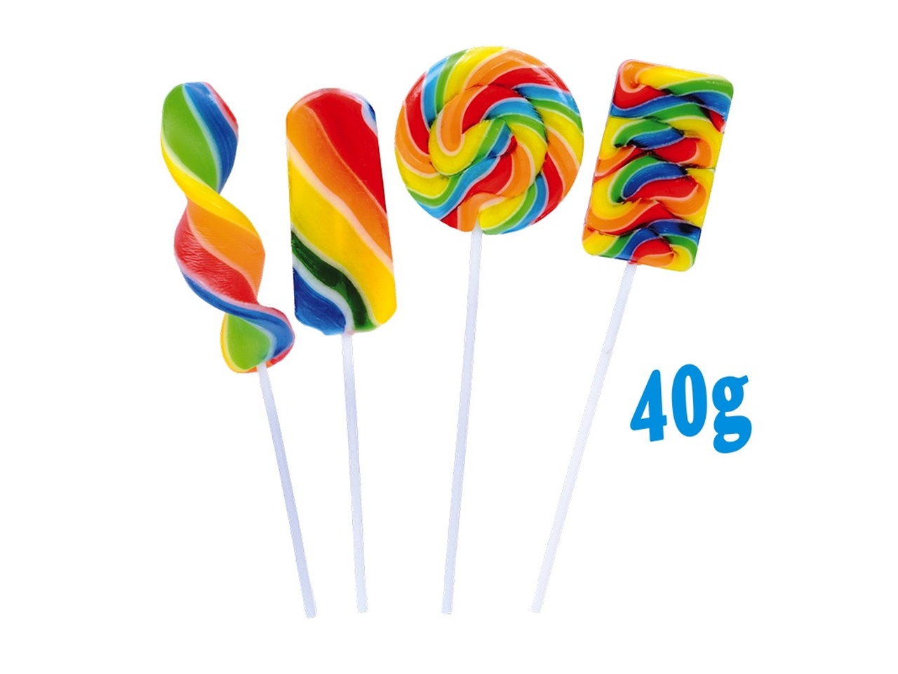RAINBOW MIX SWIRL LOLLIPOP 40gr 649