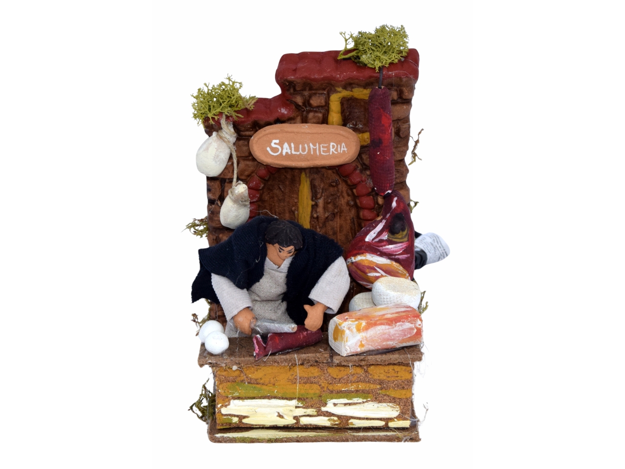 VENDITORE SALUMI 10CM C/MOVIM. 9X14X15CM 12258 VENDITORE SALUMI 10CM C/MOVIM. 9X14X15CM 12258