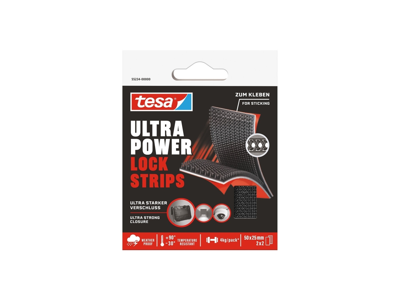 TESA POWERSTRIPS CLICK MULTI BIANCO 77723-00021-00