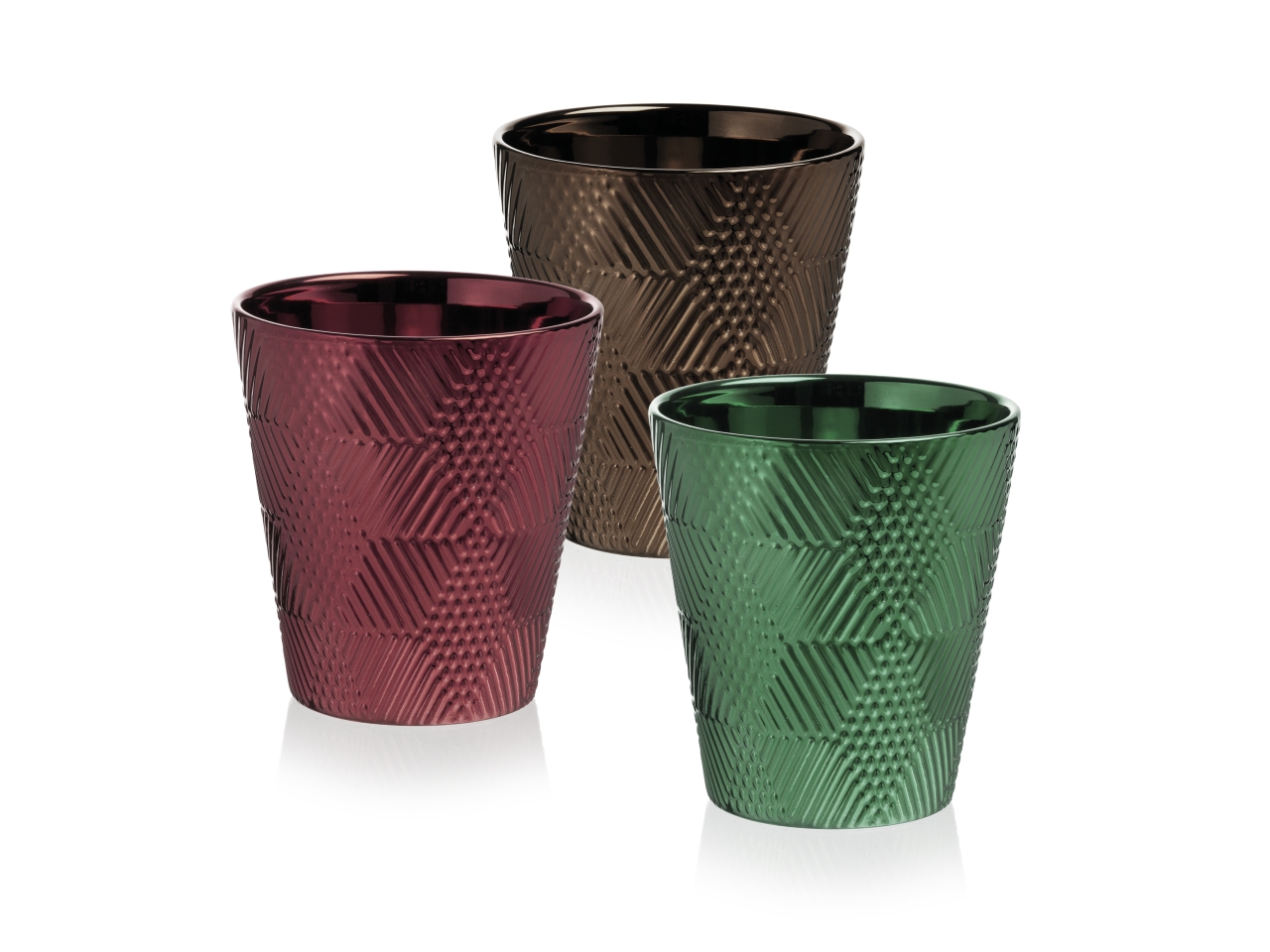 CACHEPOT DELHI D.13XH.14CM 3COASS. CR277/13AC