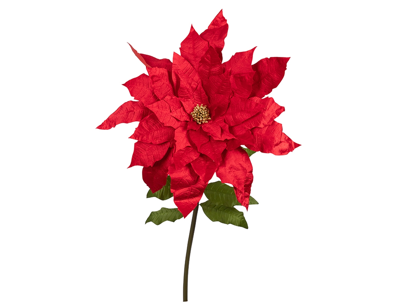 RAMO STELLA NATALE200CM ROSSA PISTILLO ORO FW0152R