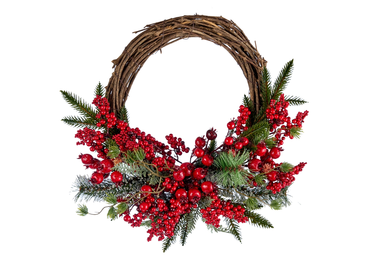 DIETROPORTA 46CM RATTAN C/BACCHE N35148