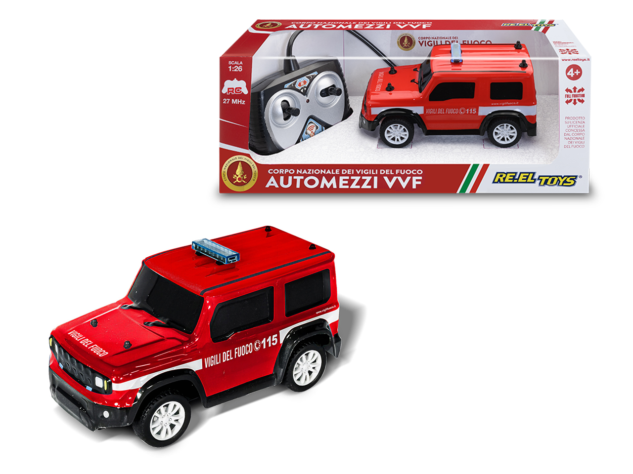 FUORISTRADA VIGILI DEL FUOCO RC 1:26 2327