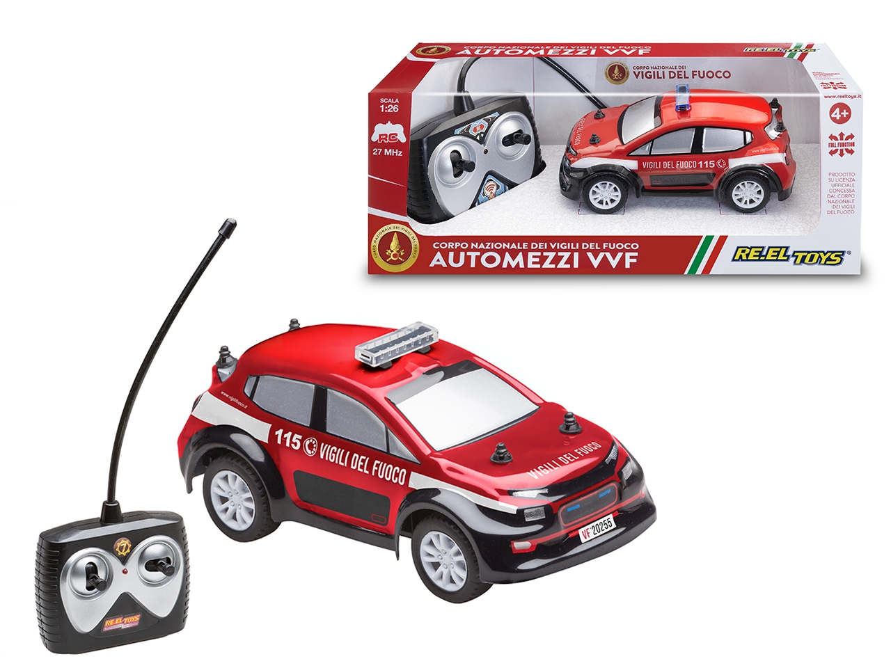 AUTO VIGILI DEL FUOCO RADIOCOMANDATA 1:26 2363