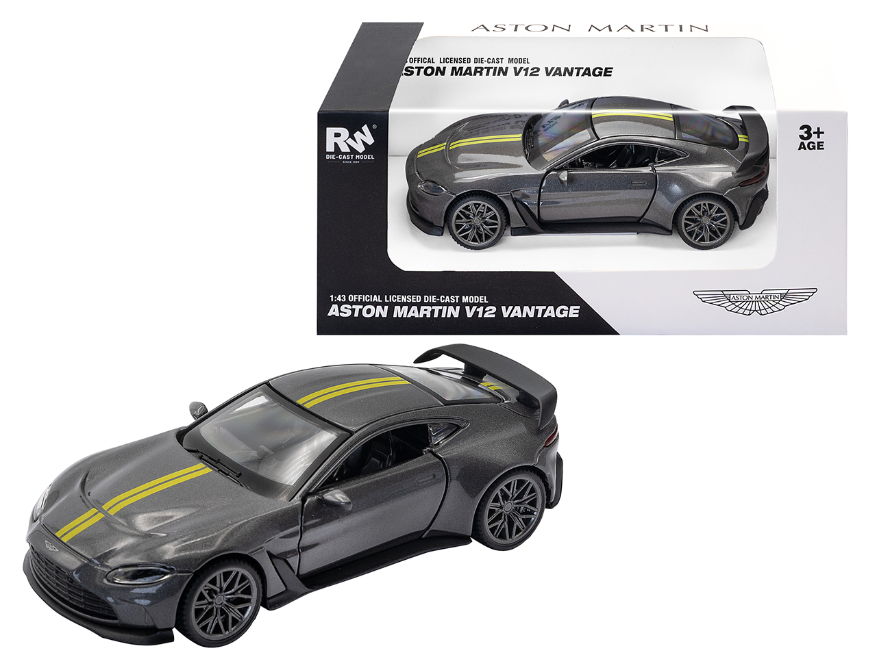 DIE CAST ASTON M.VANTAGE GREY/Y 1:43 0806GY