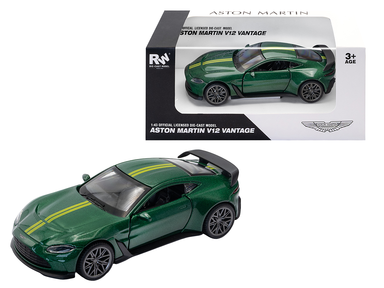 DIE CAST ASTON M.VANTAGE GREEN/ 1:43  0806G