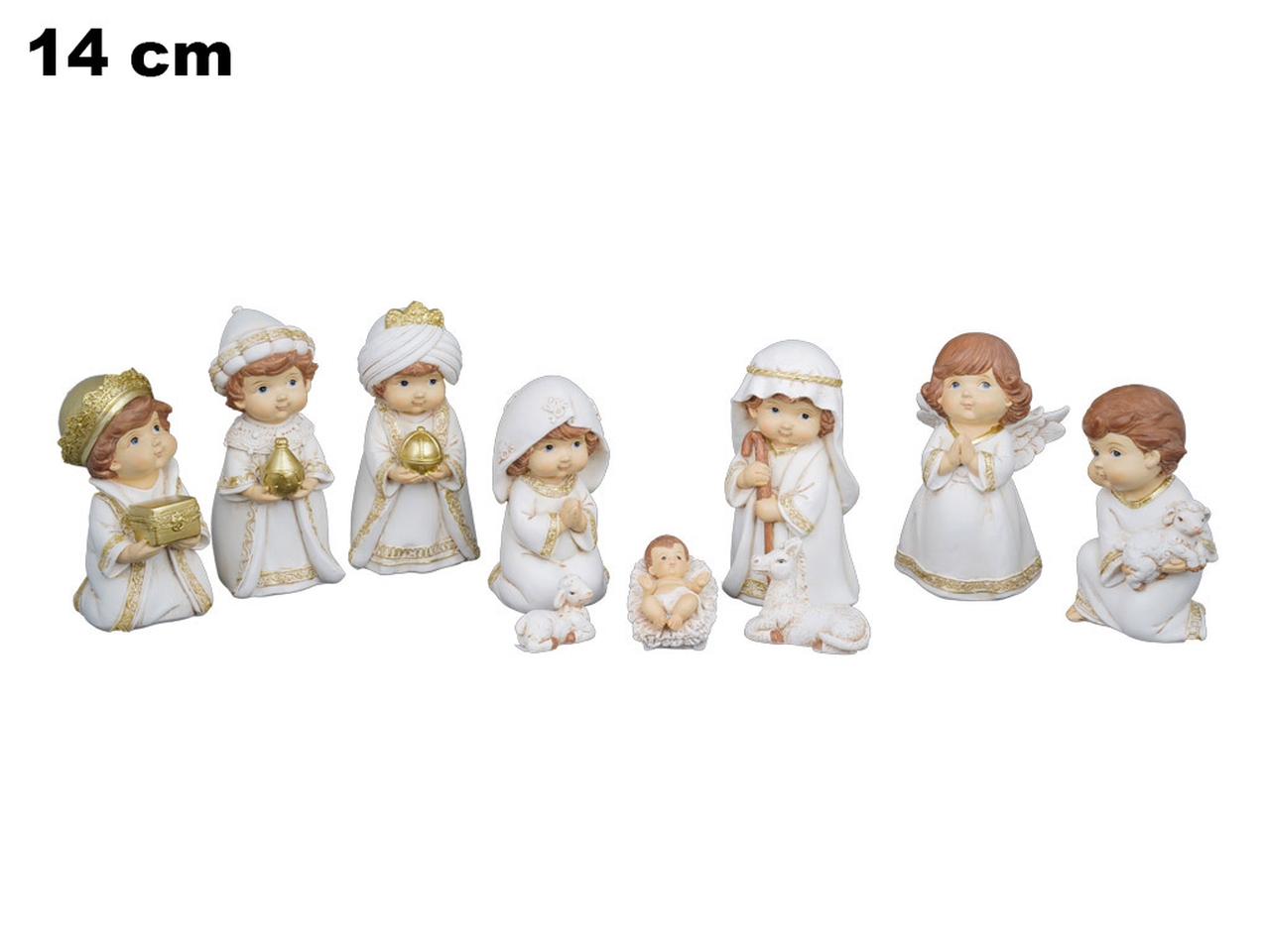 NATIVITA’ 14CM 10PZ BIANCO NATIVITA’ 14CM 10PZ BIANCO