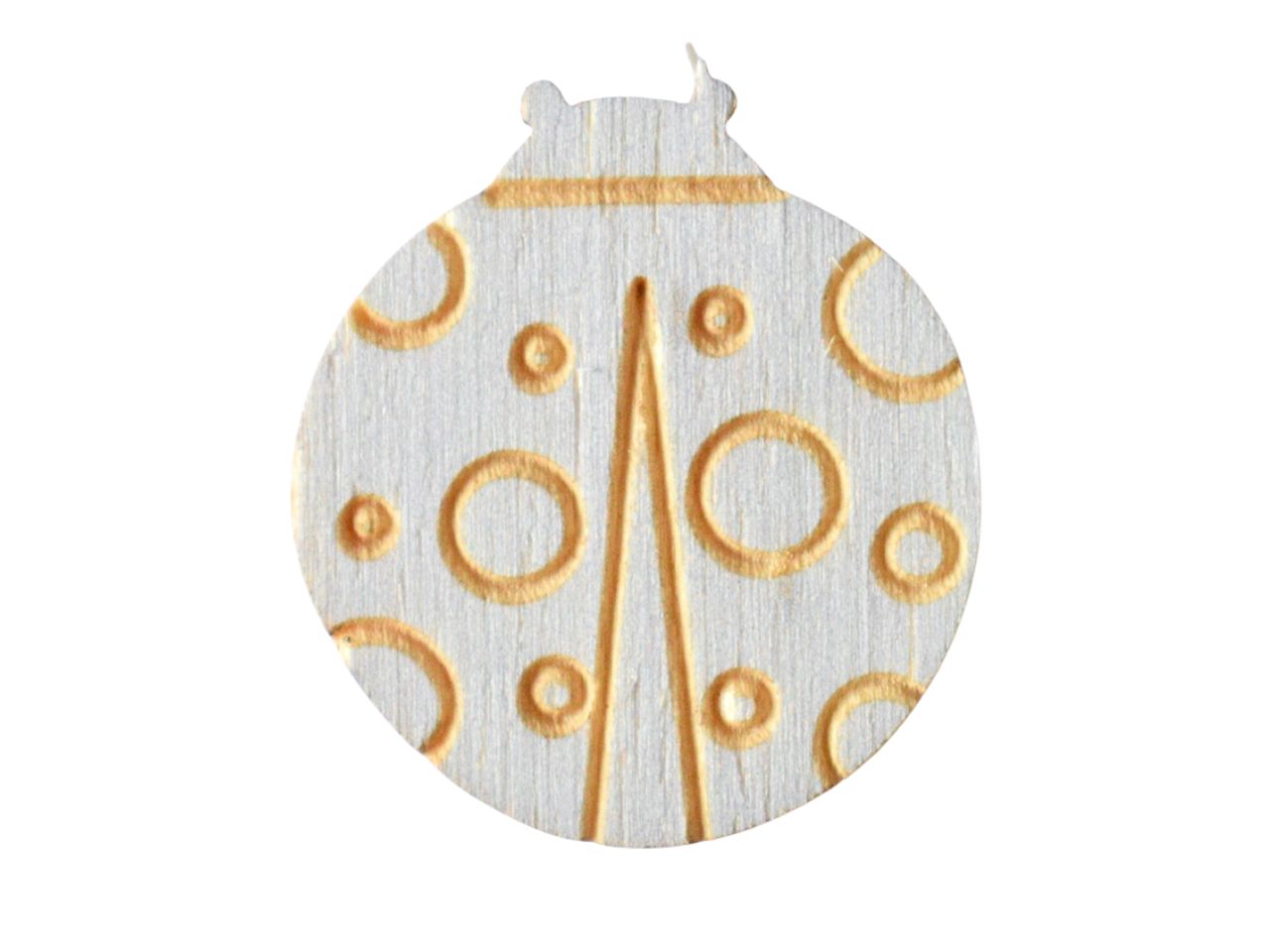 FORMINA LEGNO 3MM SS COCCINELLA 12PZ FORMINA LEGNO 3MM SS COCCINELLA 12PZ