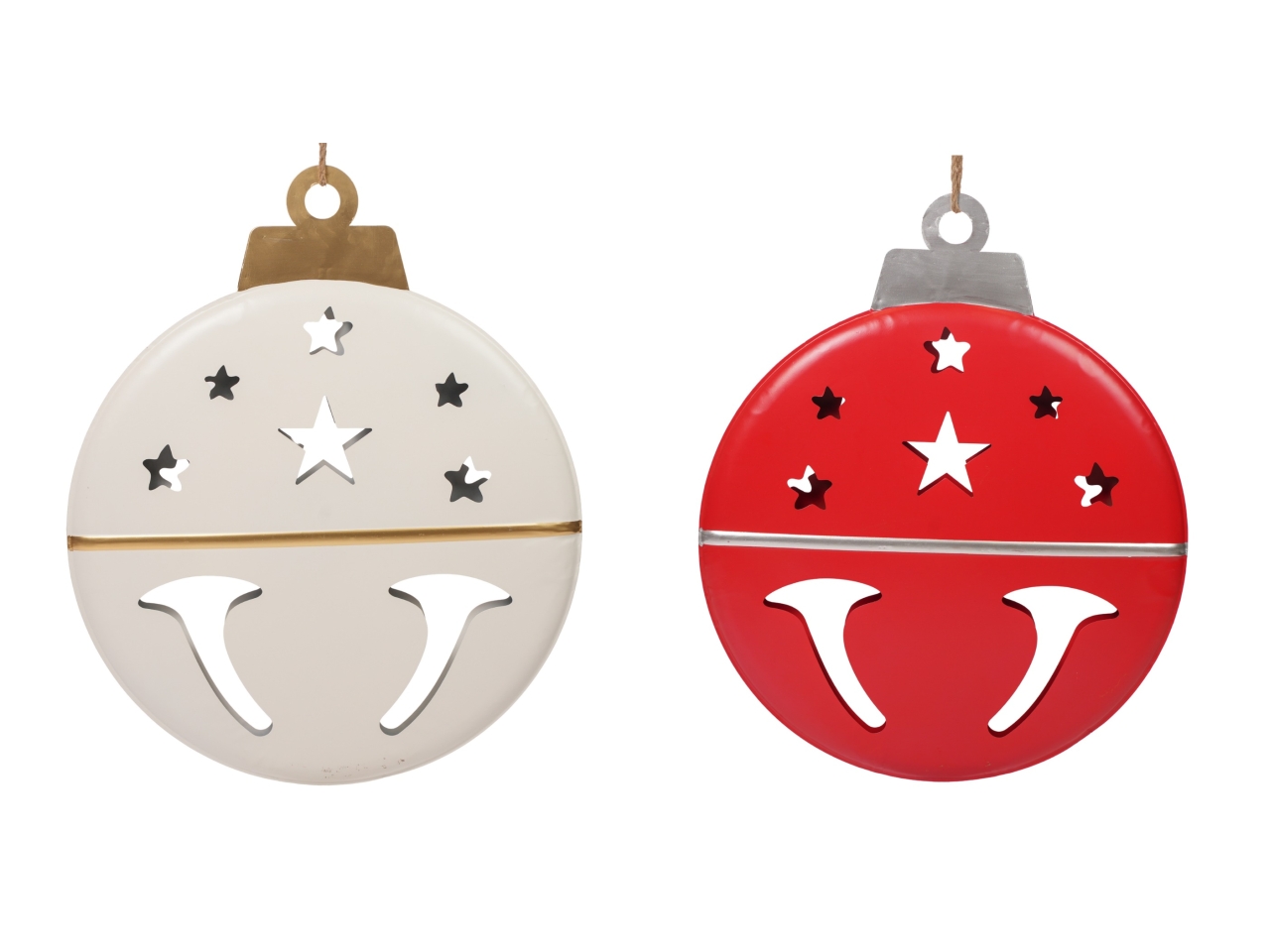 DECORAZIONE PALLA PIATTA 37X3X45CM 14600037