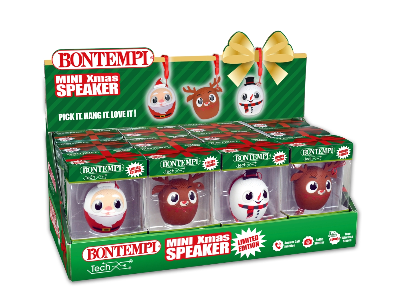 MINI-SPEAKER NATALE ASSORTITI 49 0100N