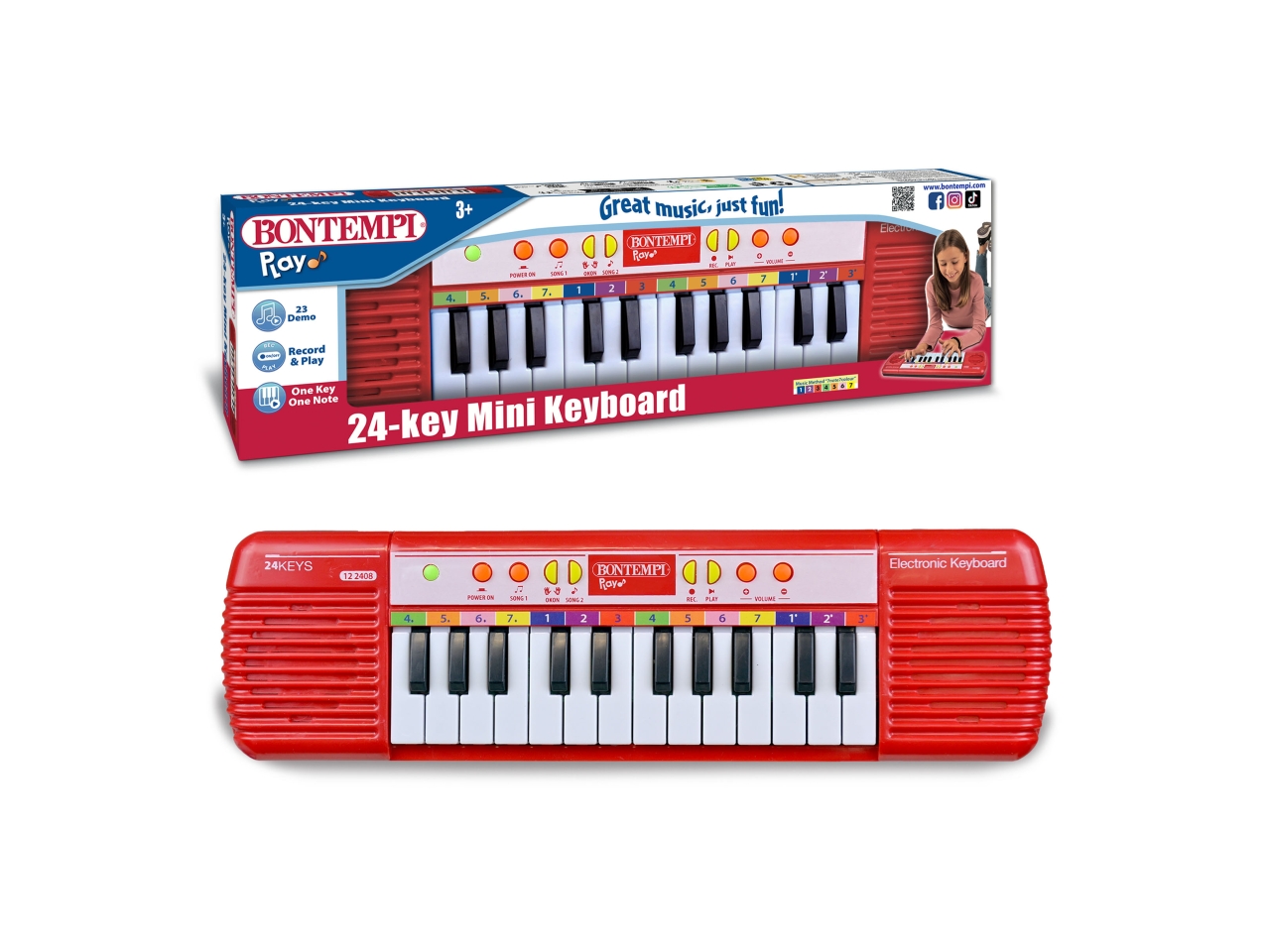 TASTIERA ELETTRONICA 24 TASTI 12 2408