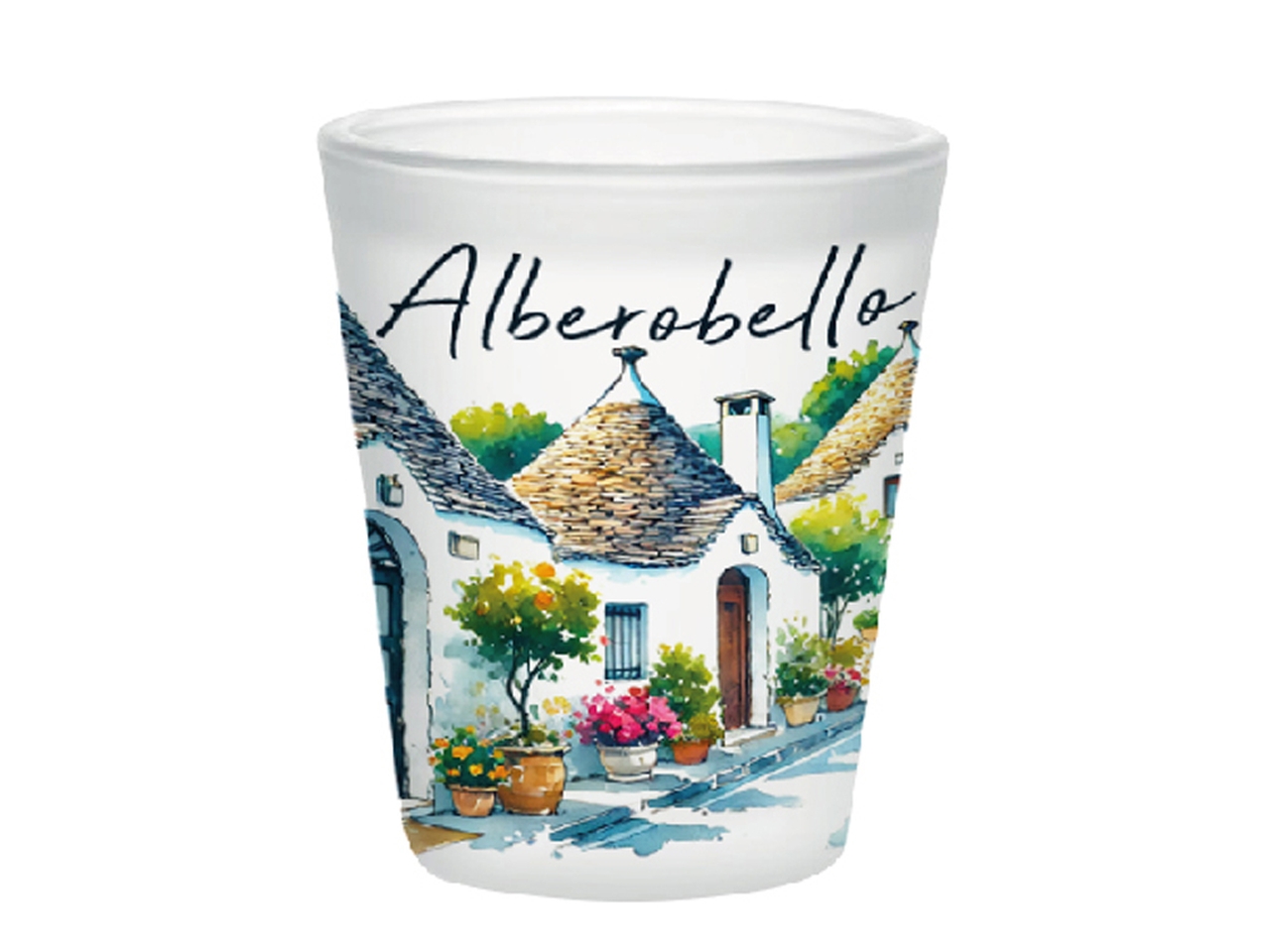 BICCHIERINO VETRO COPPIA 5ALB C