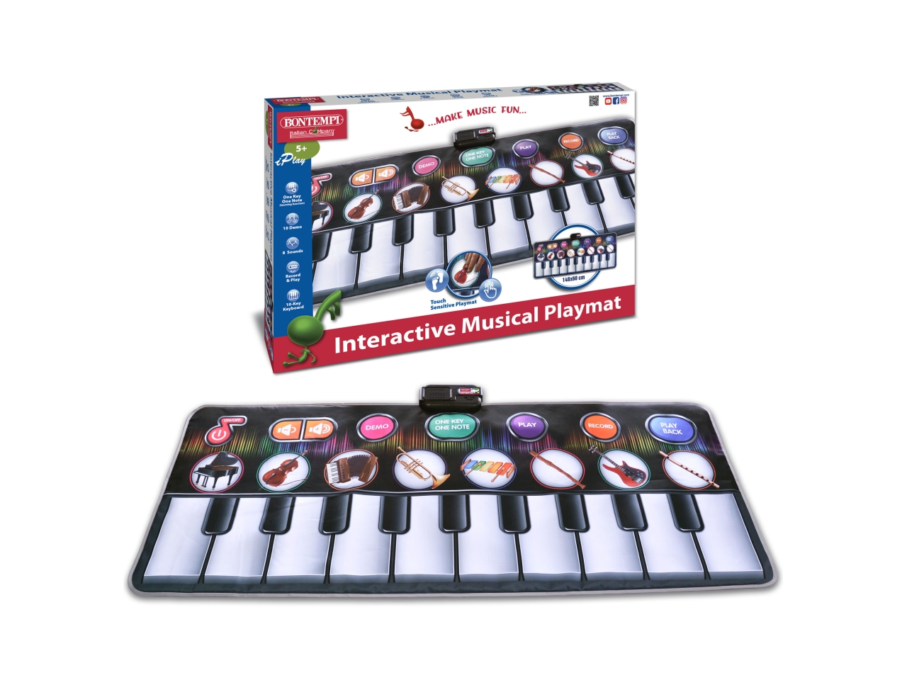 TAPPETO ELETTRONICO MUSICALE 148 X 60 CM 54 1810