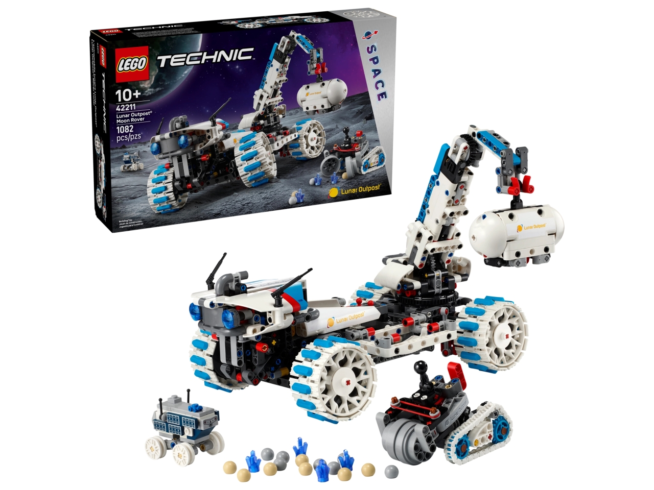 LEGO TECHNIC VEICOLO SPAZ.ROVER LUNARE LUNAR 42211