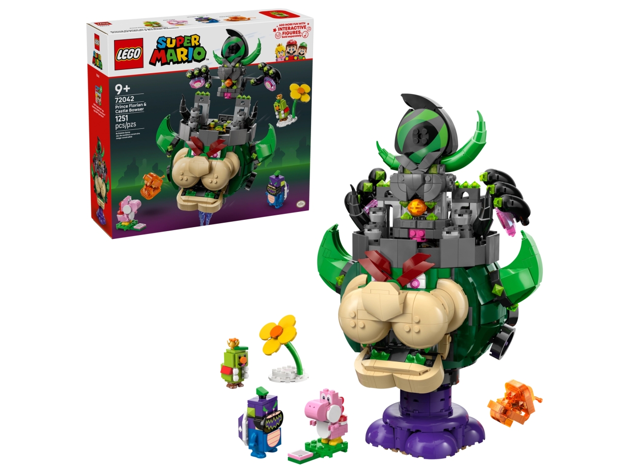 LEGO SUPER MARIO PRINCIPE FLORIAN E BOWSER 72042