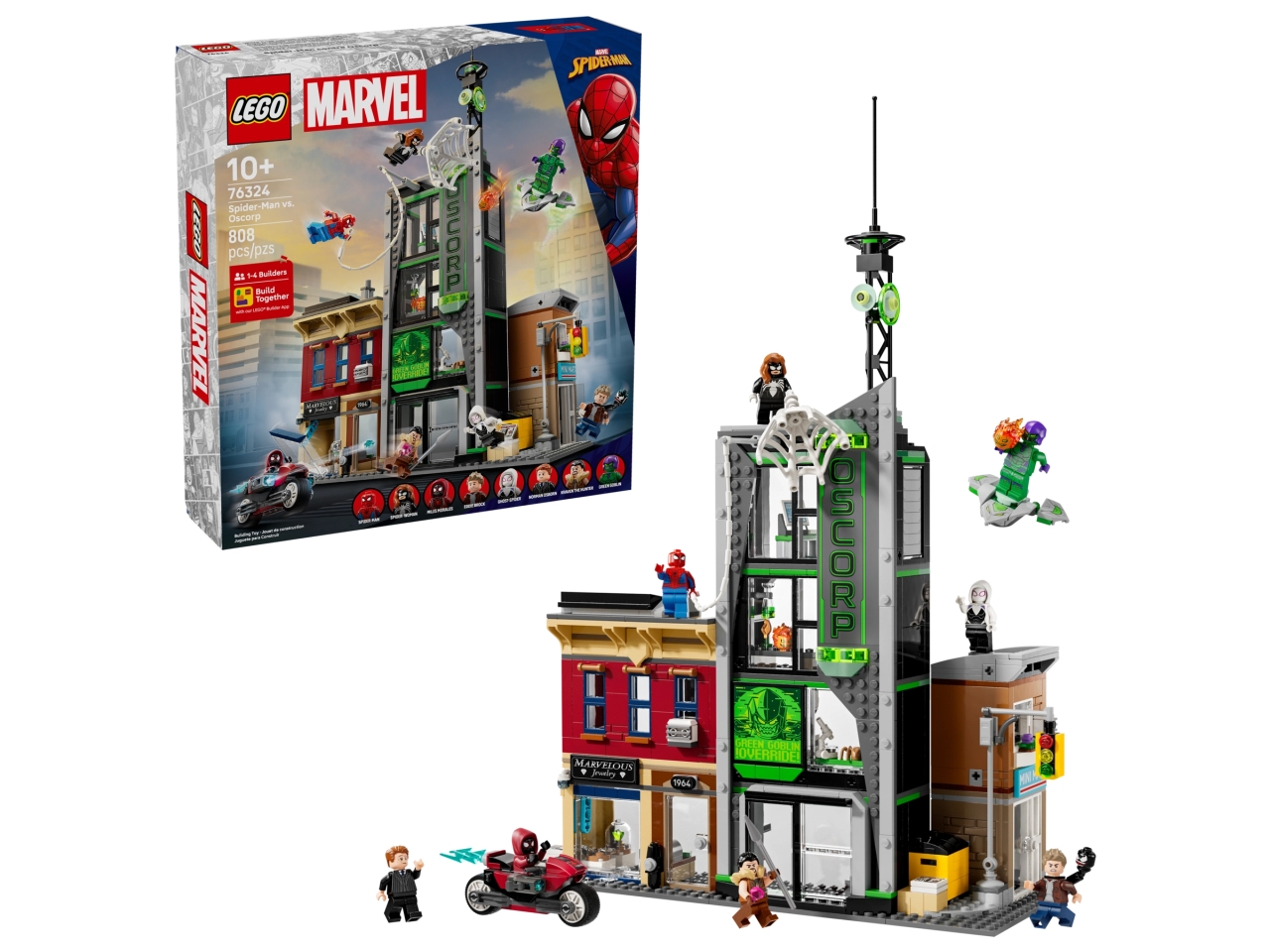 LEGO SUPER HEROES SPIDER-MAN CONTRO OSCORP 76324