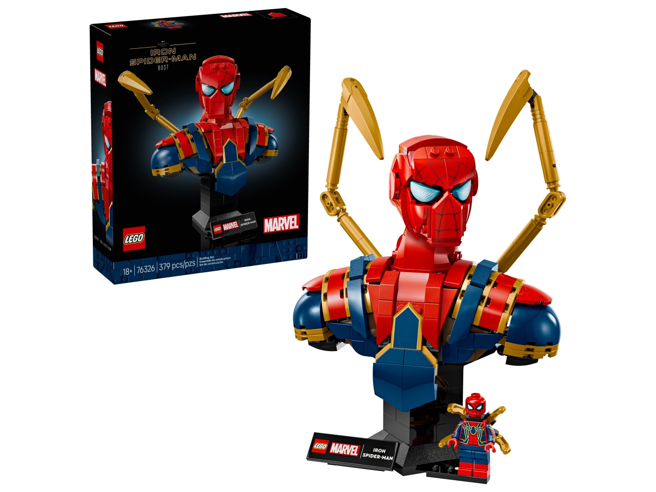 LEGO SUPER HEROES BUSTO DI IRON SPIDER-MAN 76326