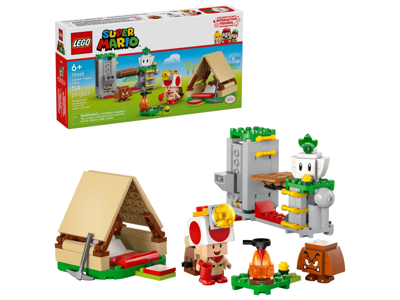LEGO SUPER MARIO IN CAMPEGGIO C/CAPITAN TOAD 72040
