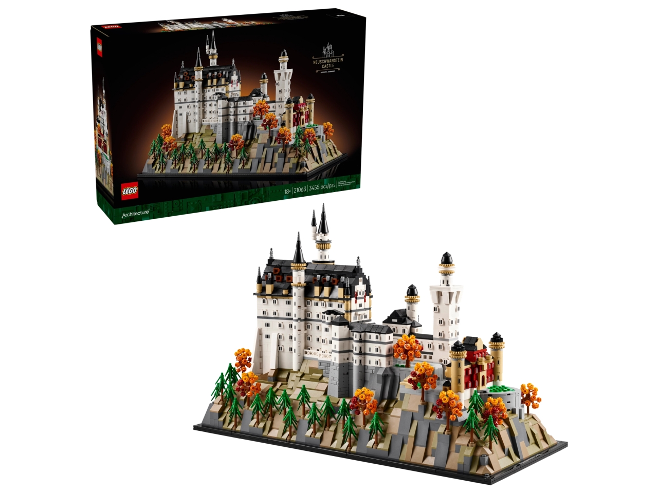 LEGO ARCHITECTURE CASTELLO DI NEUSCHWANSTEIN 21063 LEGO ARCHITECTURE CASTELLO DI NEUSCHWANSTEIN 21063
