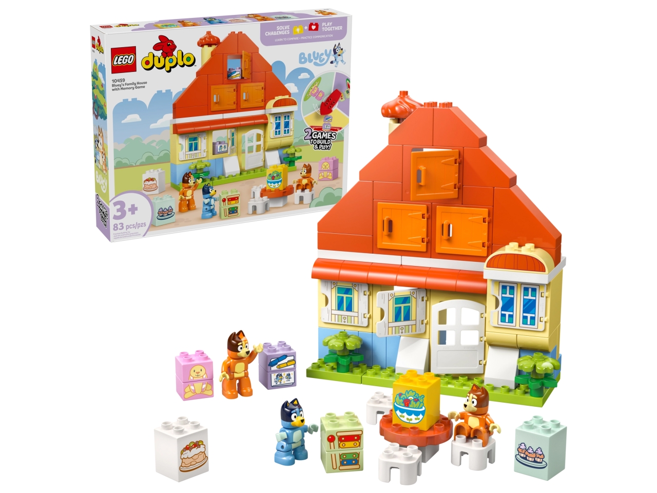 LEGO DUPLO CASA DI BLUEY C/GIOCO DI MEMORIA 10459