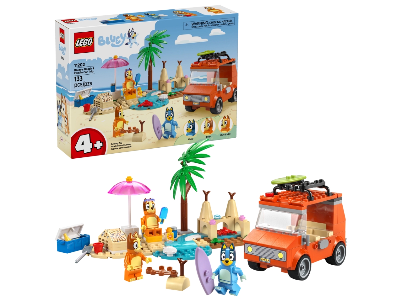 LEGO BLUEY VAC.SULLA SPIAGGIA FAM.DI BLUEY 11202