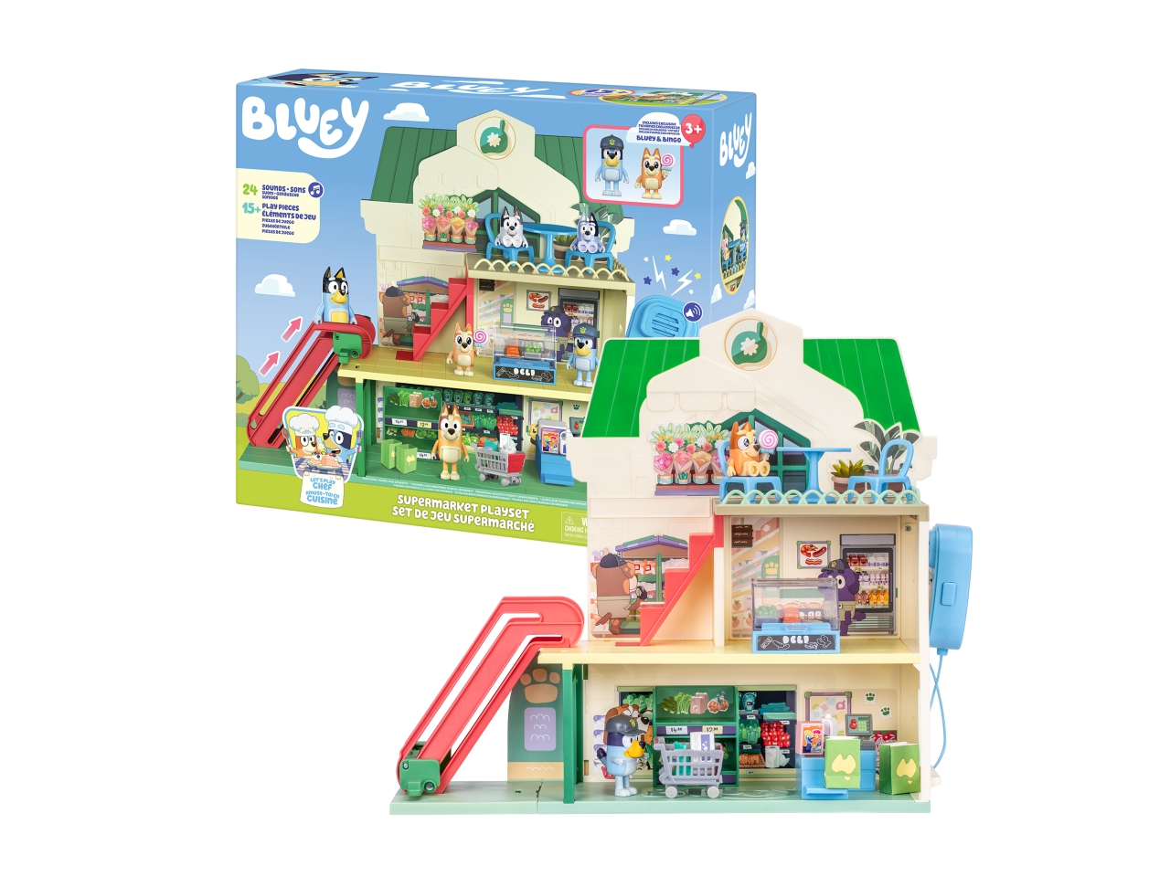 BLUEY LPC SUPERMERCATO 44X38X14CM ASS.