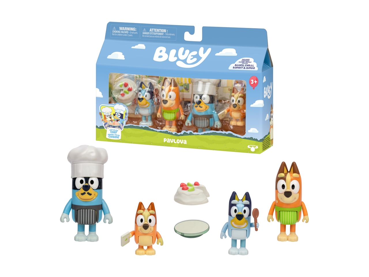 BLUEY LPC ACTION FIGURE 4-PACK 23X16X6CM 21739717