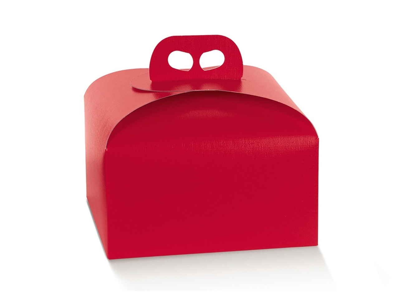 FIBRA ROSSO PORTAPANETTONE 24,5X24,5X13CM 130389S FIBRA ROSSO PORTAPANETTONE 24,5X24,5X13CM 130389S