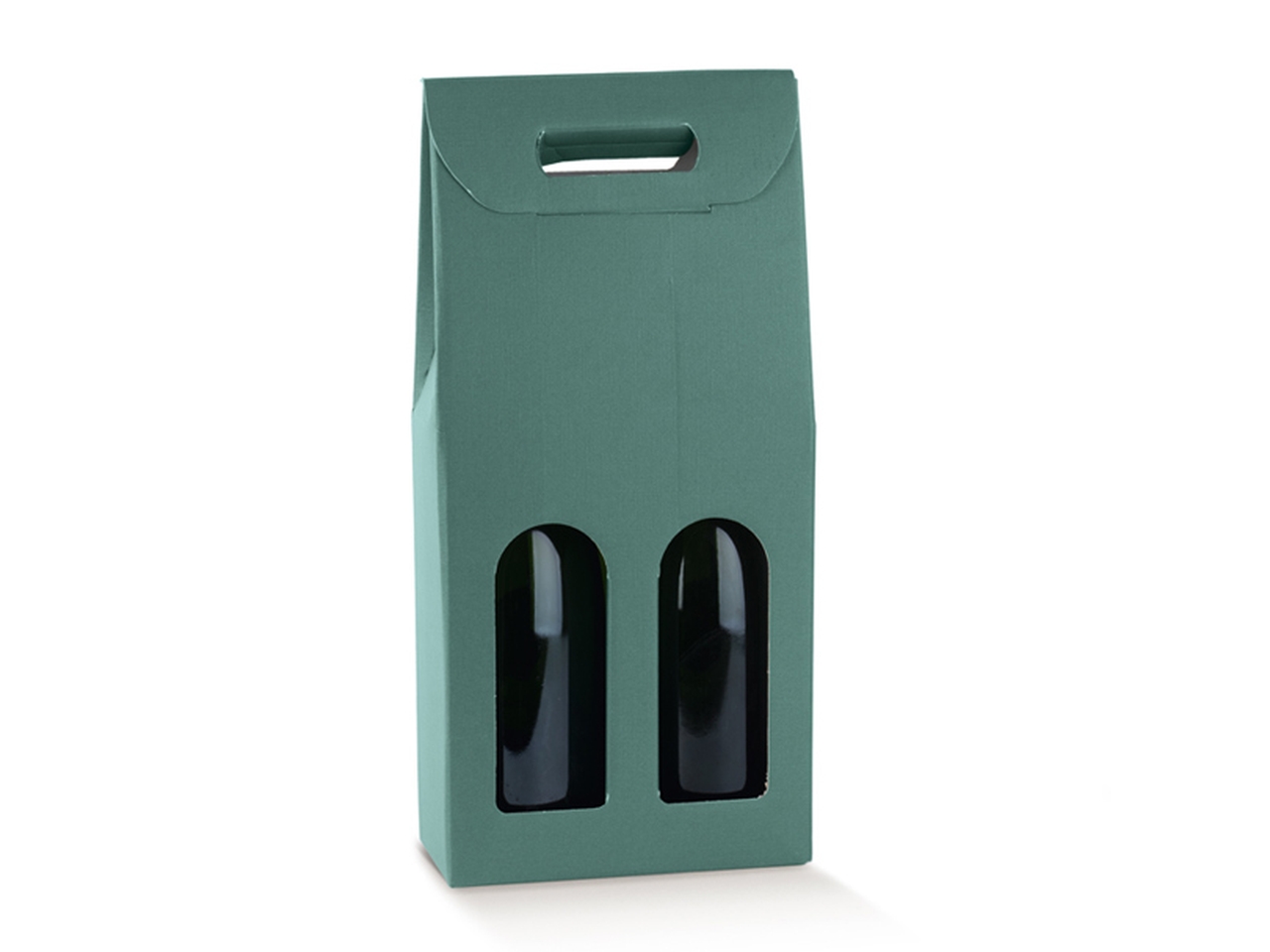 FIBRA VERDE P.BOTTIGLIE 2P.18X9X38,5CM 130192S FIBRA VERDE P.BOTTIGLIE 2P.18X9X38,5CM 130192S