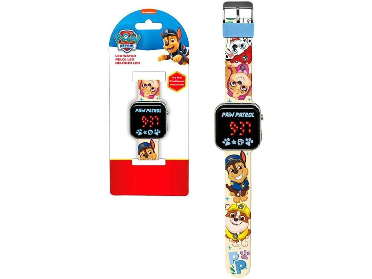 PAW PATROL OROLOGIO LED 6X9 PW19961