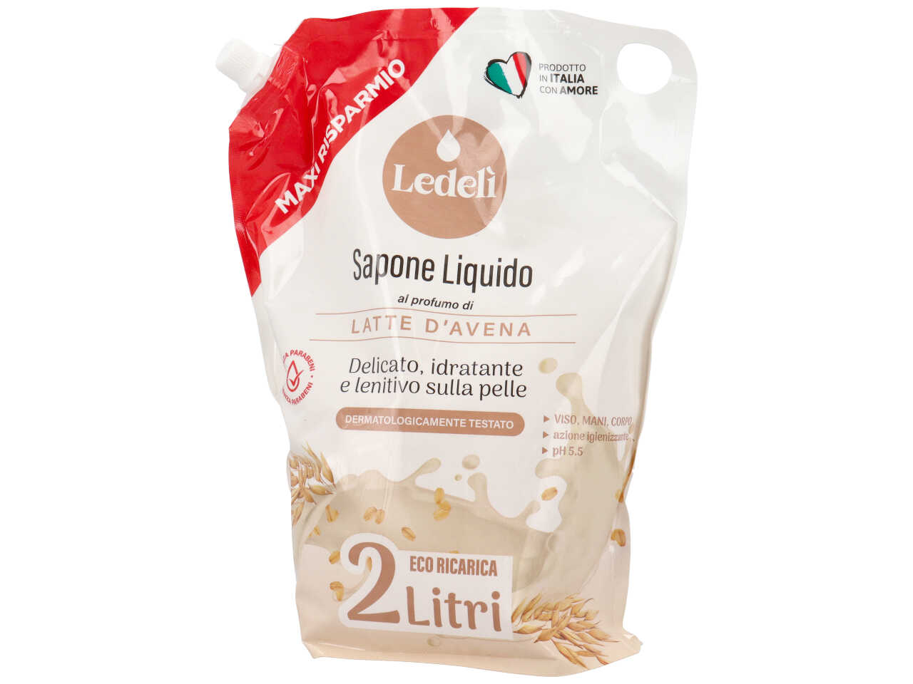 DELIZIA SAP.LIQU.RICARICA 2LT LATTE D’AVE. 16700 $ DELIZIA SAP.LIQU.RICARICA 2LT LATTE D’AVE. 16700 $