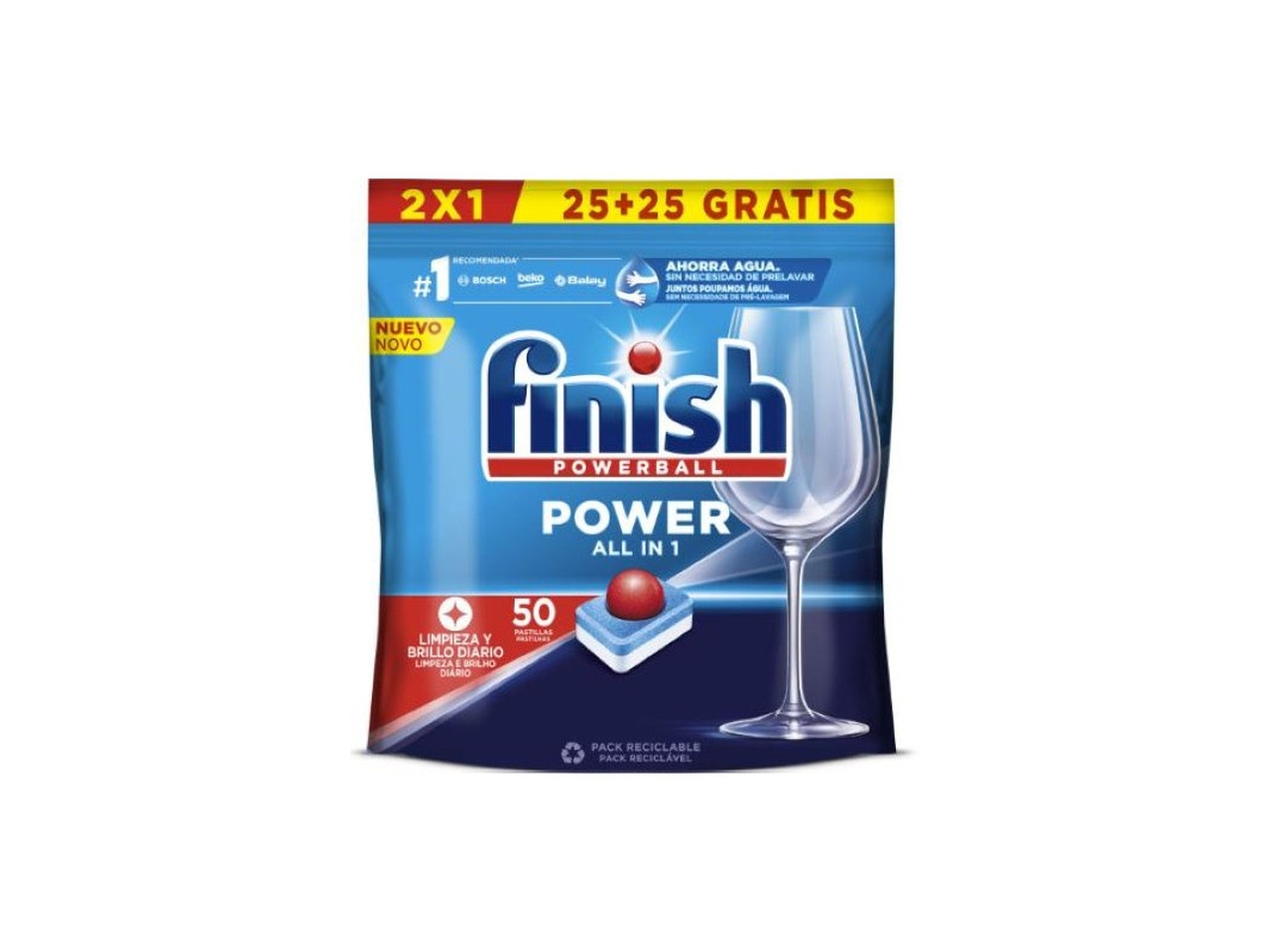 FINISH POWERBALL 25+25 TABS 17055 $
