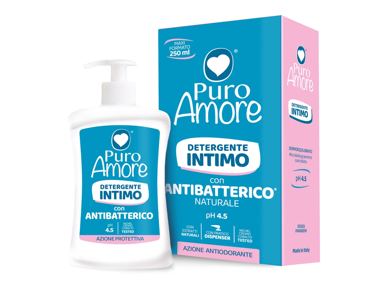 PURO AMORE INTIMO 250ML ANTIBATTERICO 17030 $