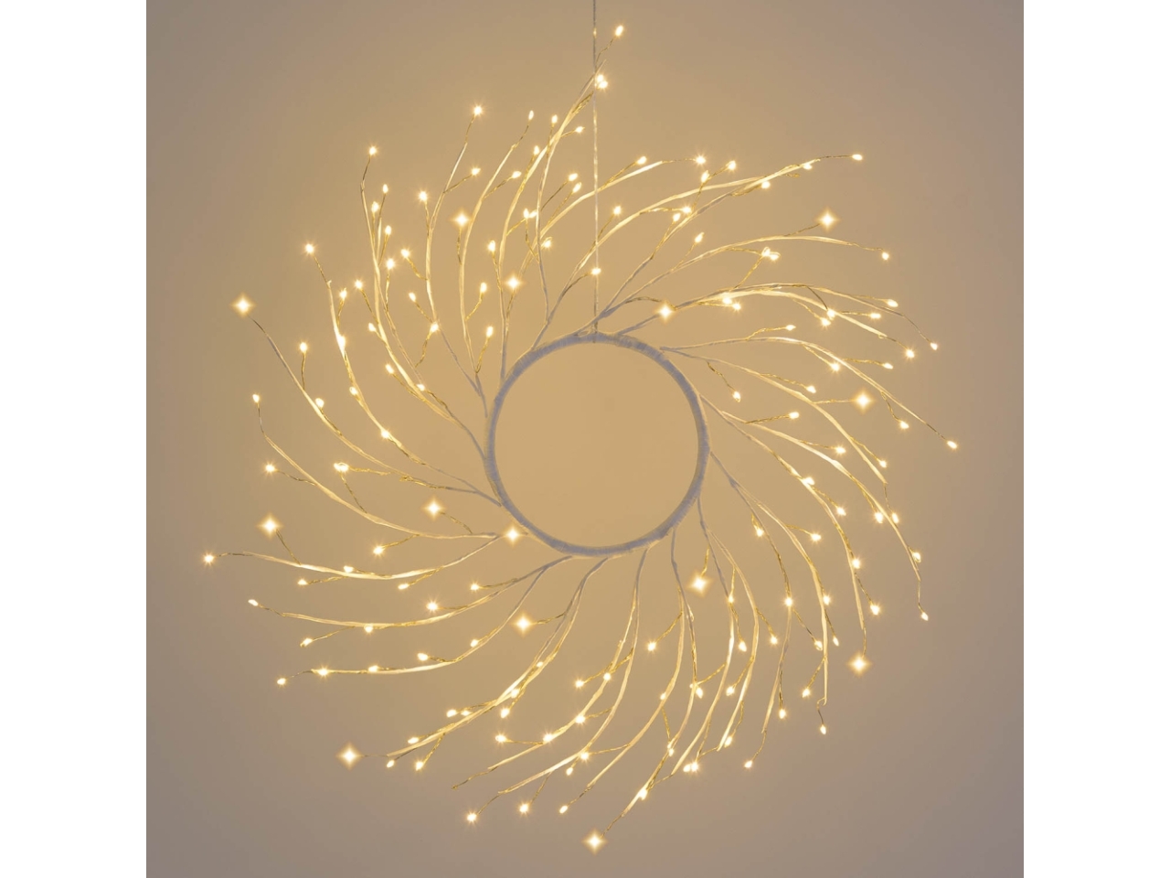 CORONA TIGLIO 45CM BI.160M.LED B.CALDO U.E.78468 CORONA TIGLIO 45CM BI.160M.LED B.CALDO U.E.78468