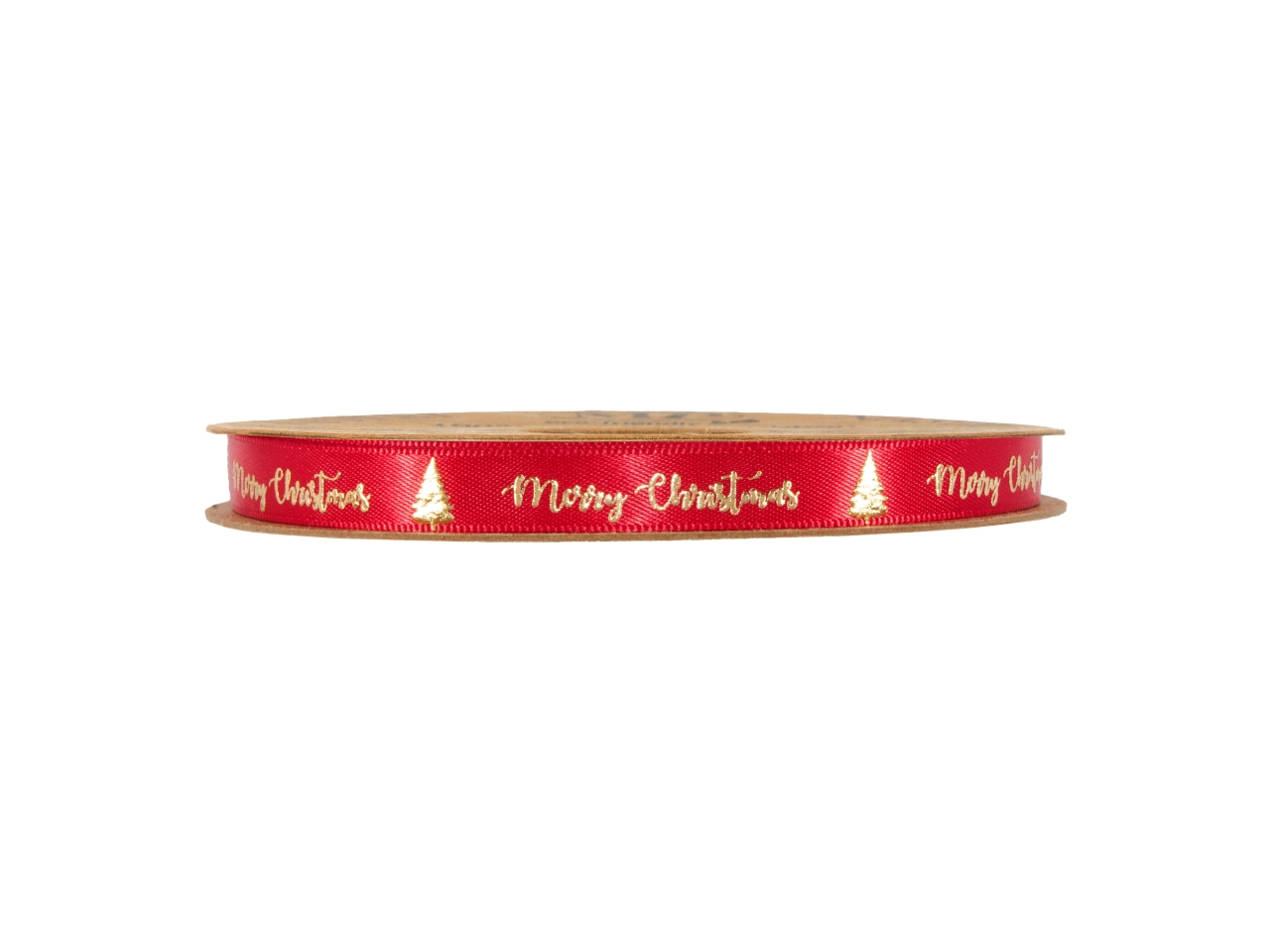 NASTRO MERRY CHRISTMAS 1CMX20MT ROSSO 5226