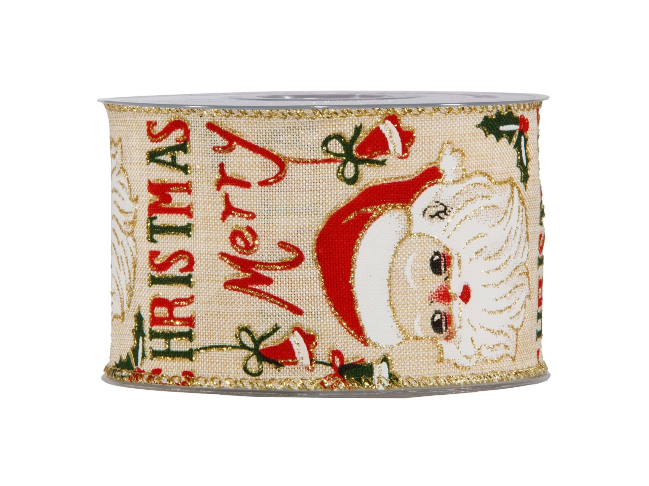 NASTRO MERRY CHRISTMAS C/BABBO N. 6,3CMX10MT 5269