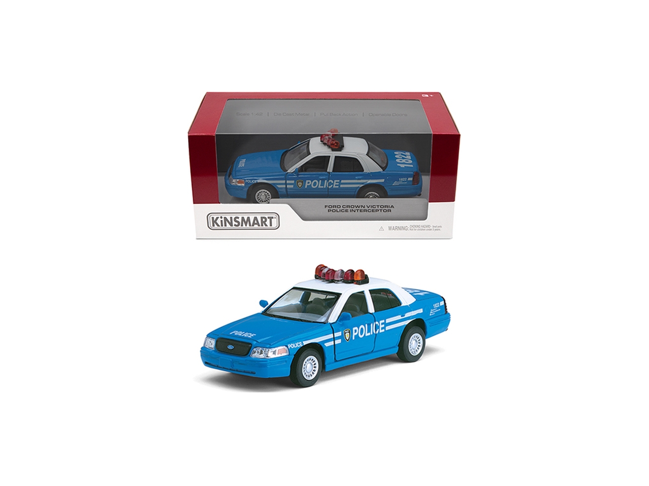 AUTO 1:42 FORD CROWN VICTORIA POLICE INTERCEP.838