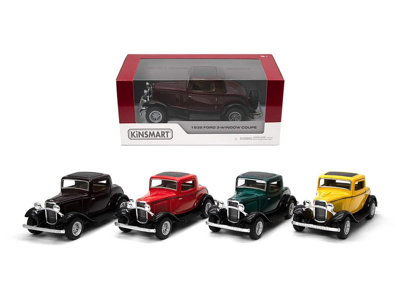 AUTO 1:34 1932 FORD 3-WINDOW COUPE’ 17825