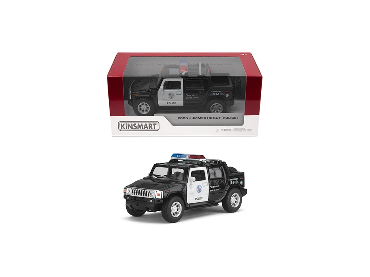 AUTO 1:40 HUMMER H2 SUT POLICE 161