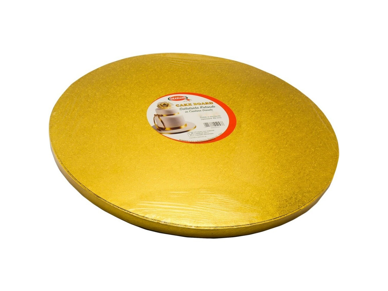 VASSOIO CAKE BOARD 50CM ORO