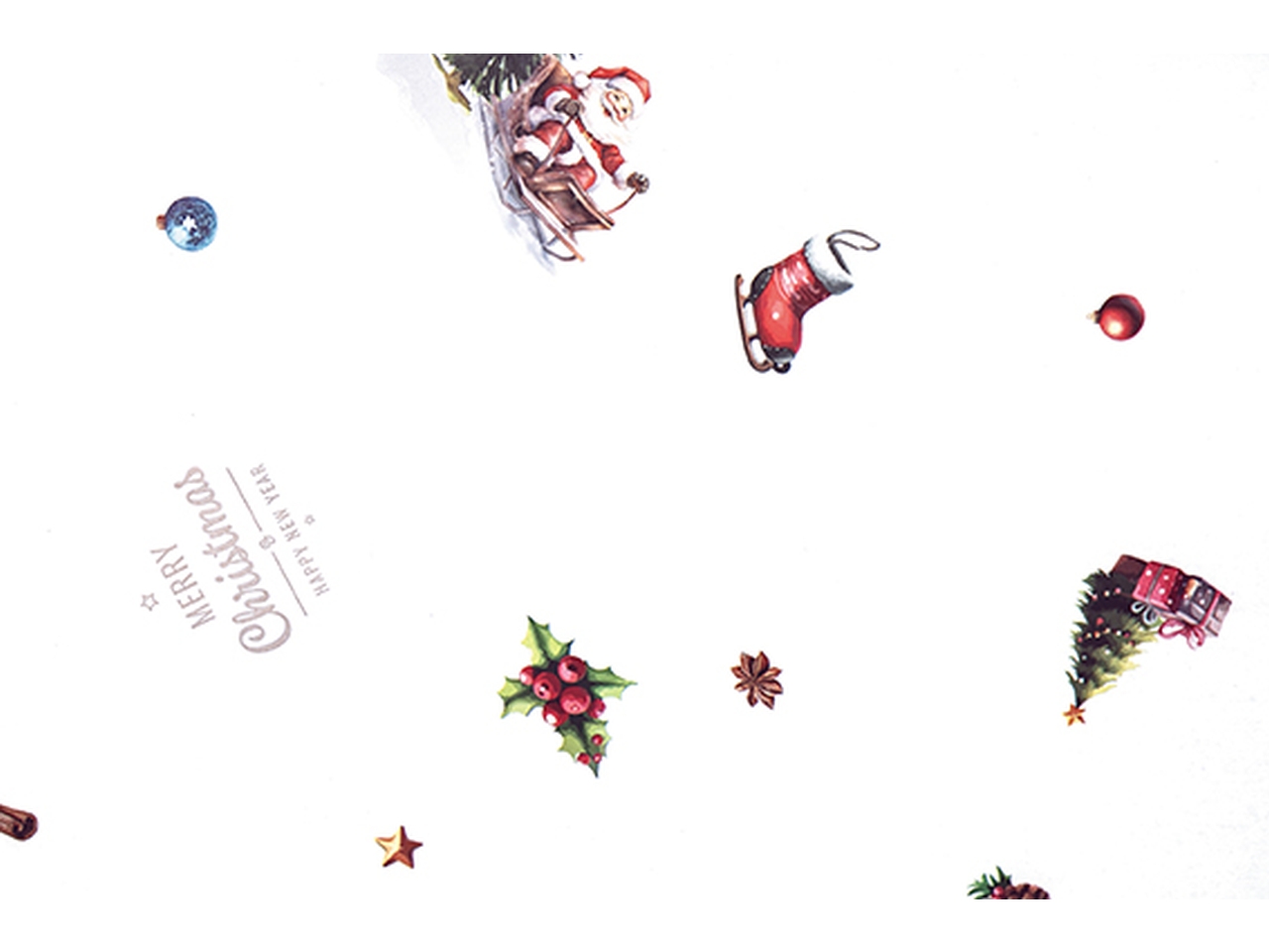 FOGLI SANTA SLEIGH30MY100X130CM 50PZ F-M18TJ-XF1XX