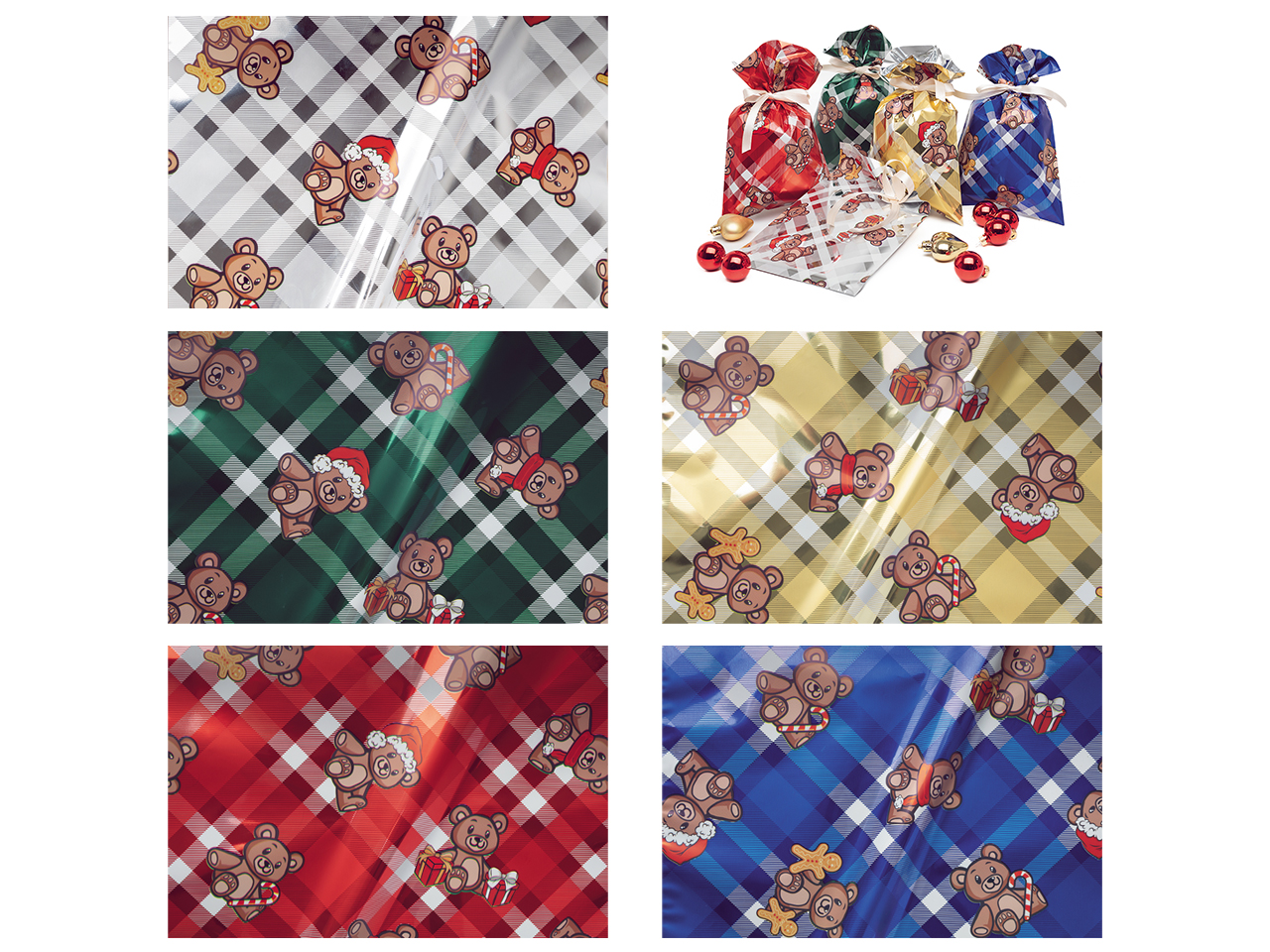 BUSTE PELUCHE 50X70CM 50PZ ASS. UDW18ACCY8O00