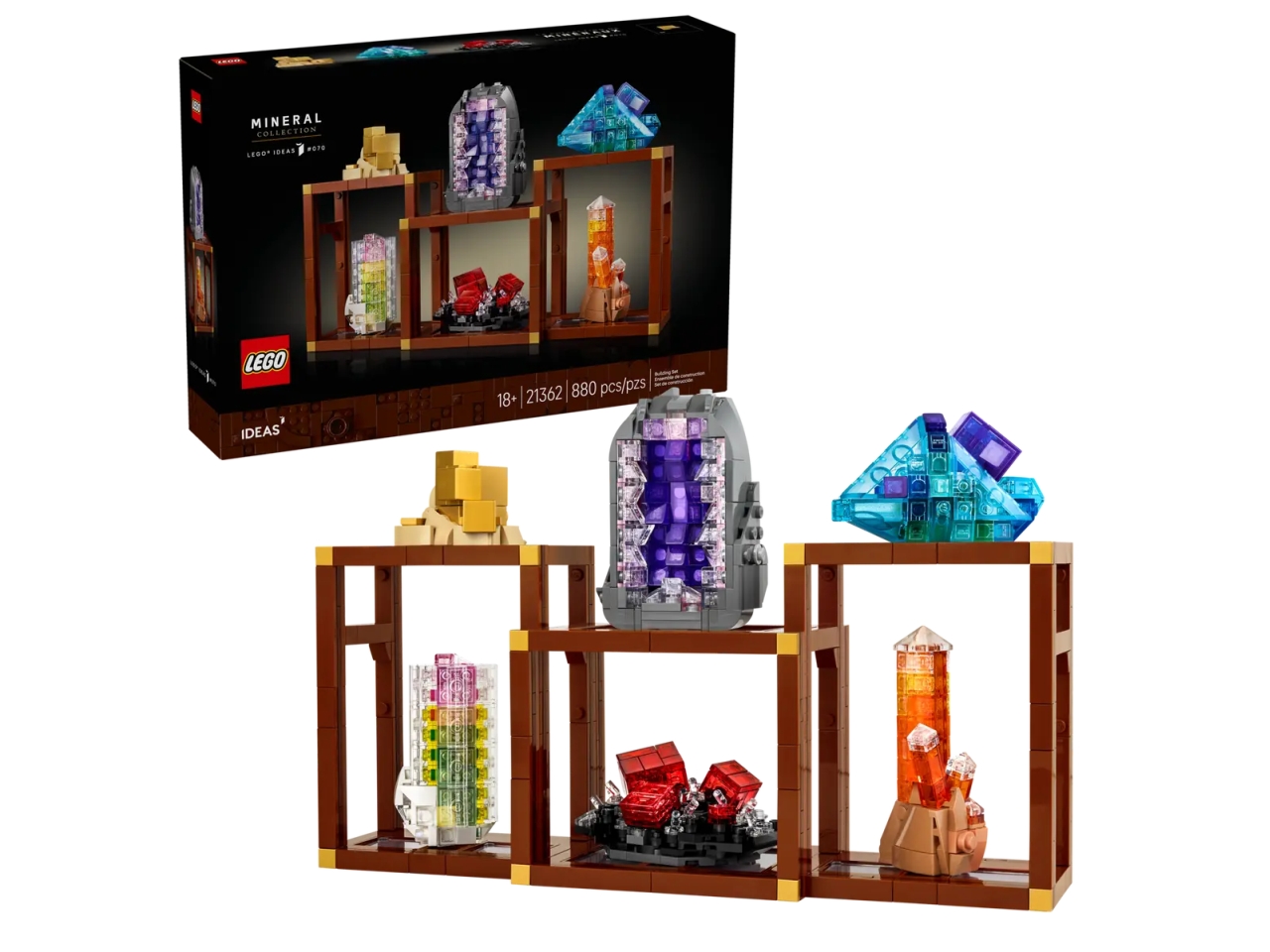 LEGO IDEAS COLLEZIONI DI MINERALI 21362