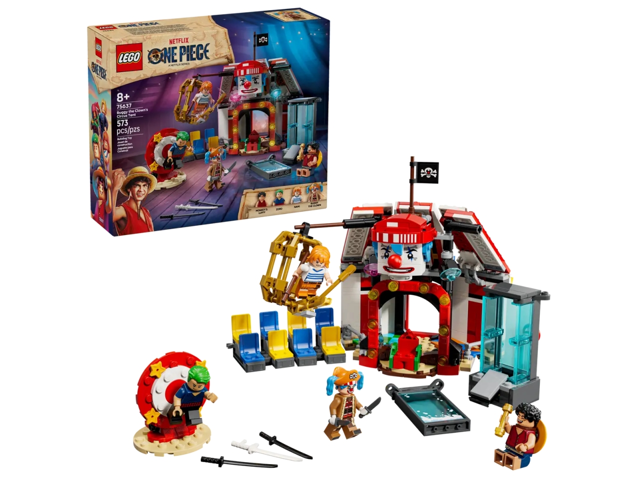 LEGO ONE PIECE LA TENDA DEL CIRCO DI BAGY 75637