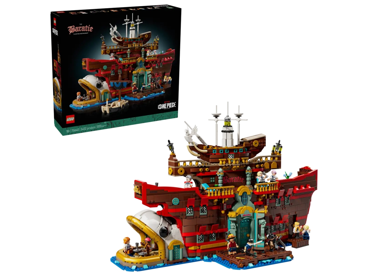 LEGO ONE PIECE BARATIE, IL RISTORANTE GALL.75640 LEGO ONE PIECE BARATIE, IL RISTORANTE GALL.75640