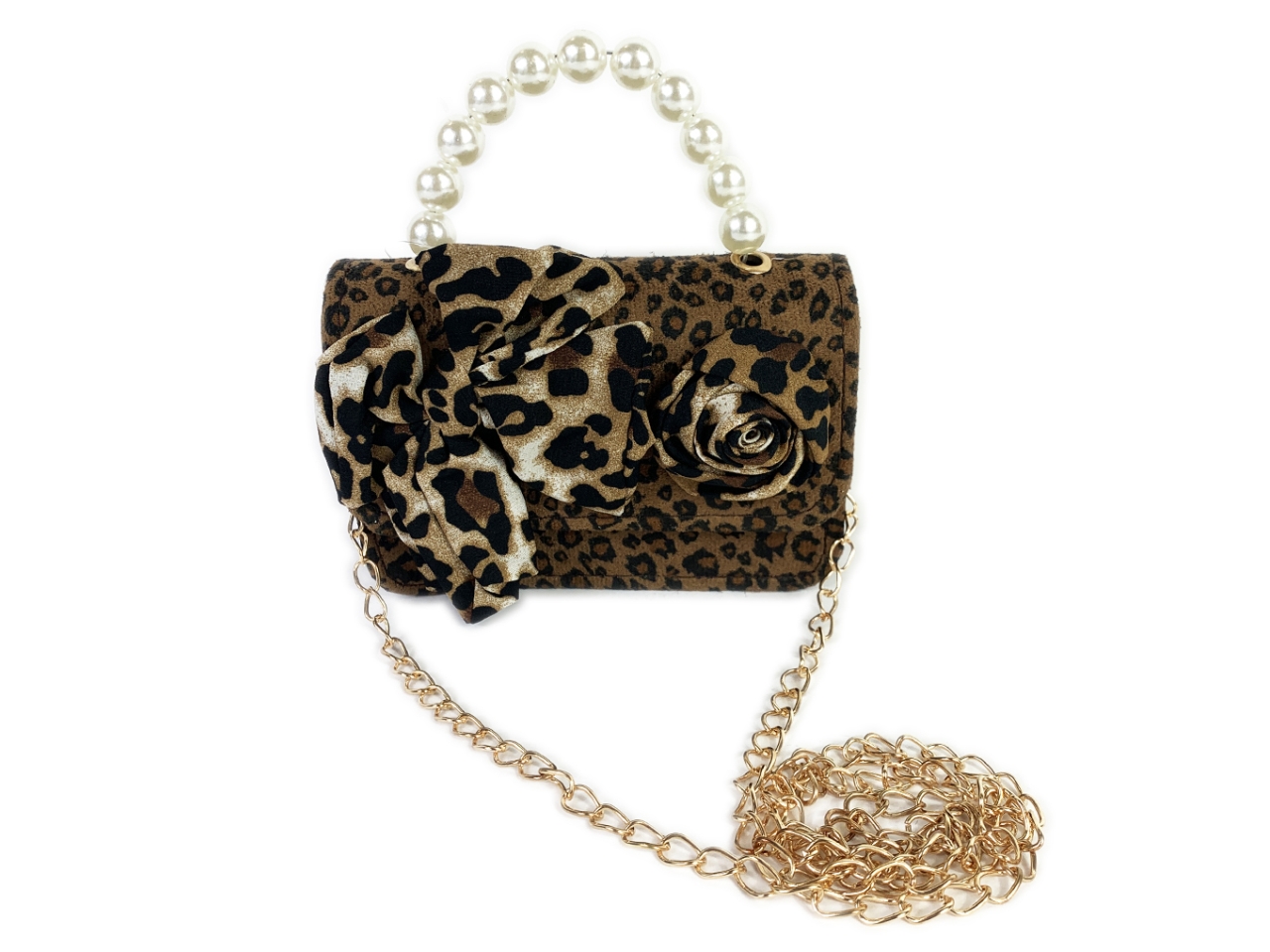 BORSETTA BIMBA LE KIKKE CHIC ANIMALIER BK10124