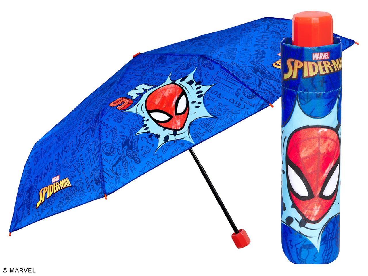 OMBRELLO MINI 50CM MAN. ANTIVENTO SPIDERMAN 75339