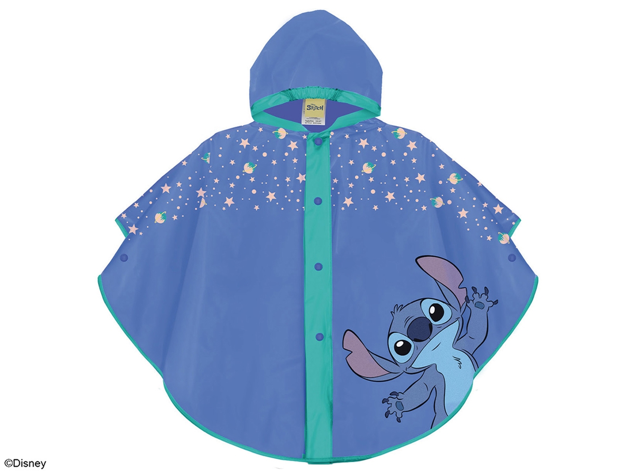 PONCHO KIDS PIOGGIA STITCH 99173 PONCHO KIDS PIOGGIA STITCH 99173