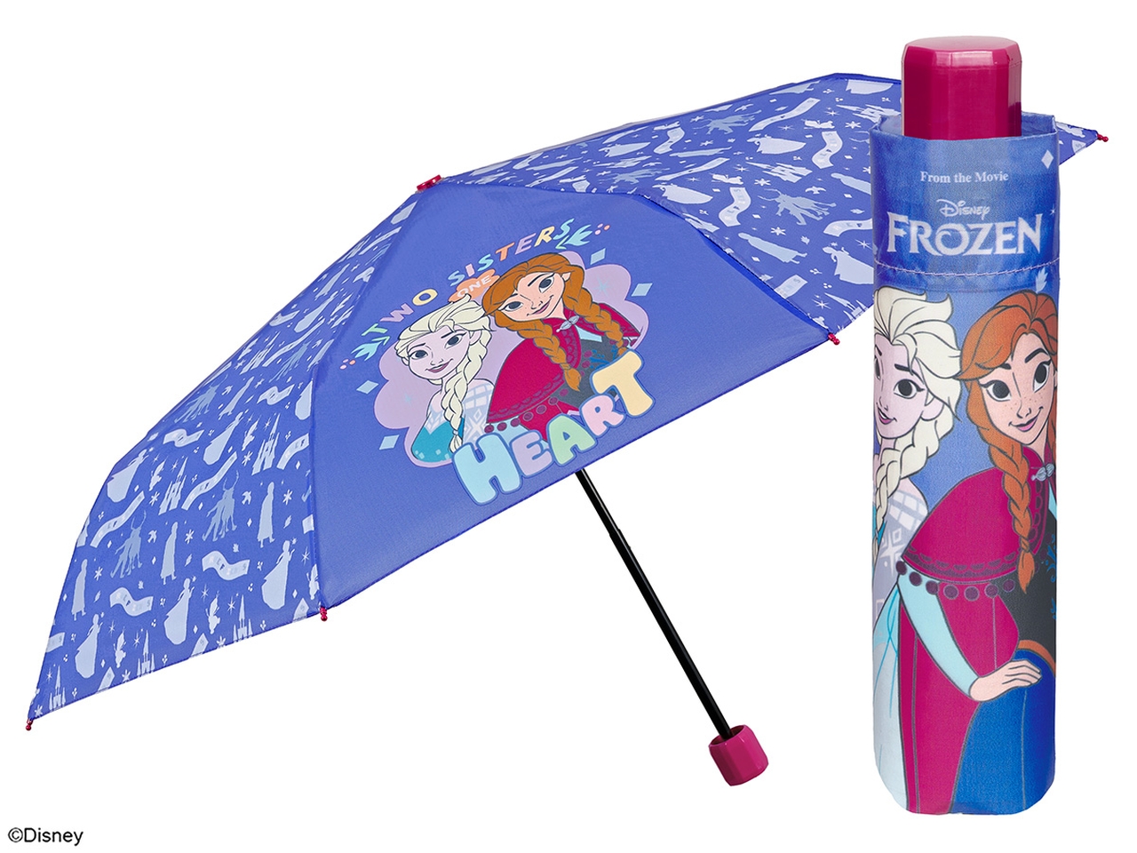 OMBRELLO MINI 50CM MANUALE FROZEN ANTIVENTO 50260