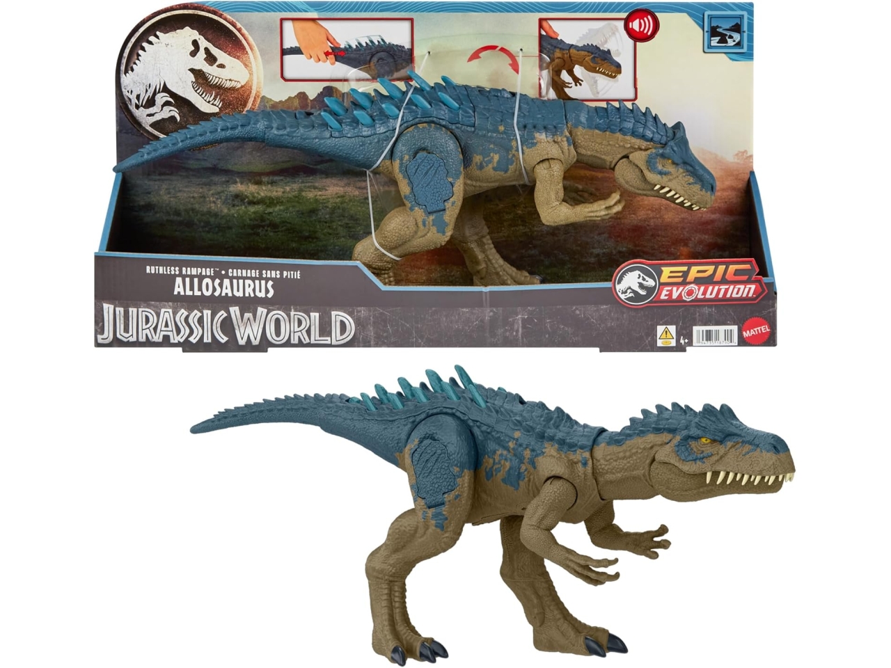 JURRASSIC RUTHLESS ALLOSAURO HRX51